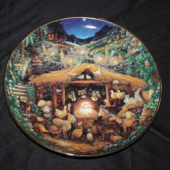 Away In A Manger Biblical Scenes By Bill Bell - Picture 1 of 2
